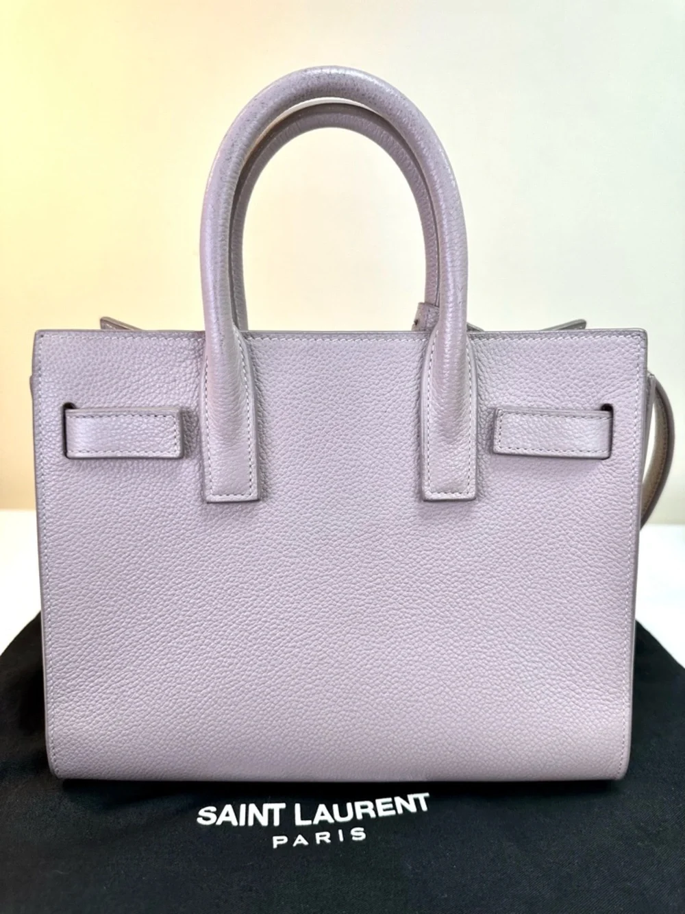 Saint Laurent Sac de Jour Baby Bag Rose Pink removable crossbody strap COA - Picture 5 of 13